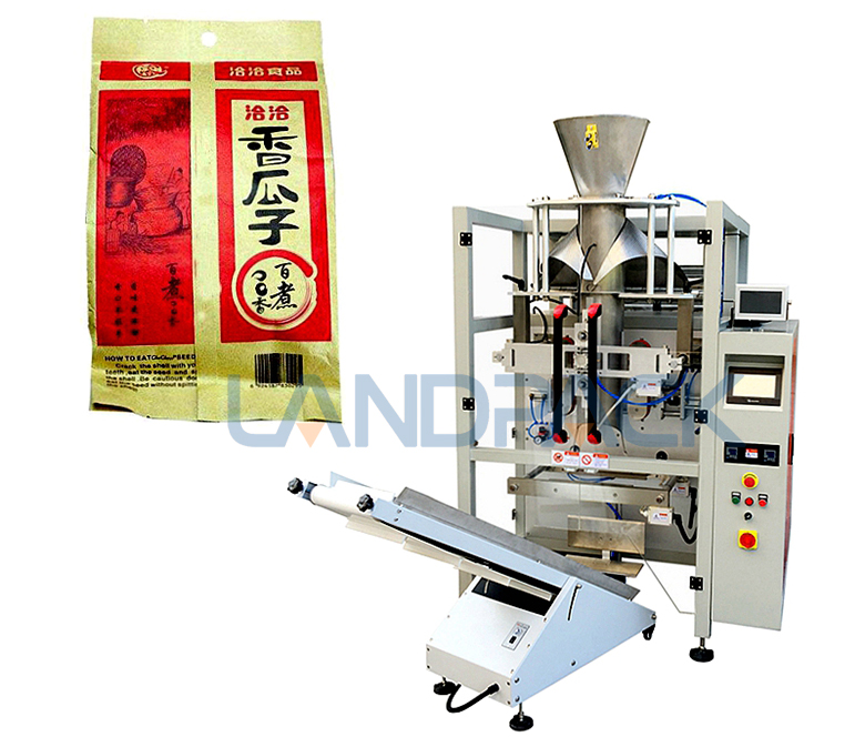 紙袋瓜子包裝機(jī)，背封紙袋瓜子顆粒包裝機(jī)